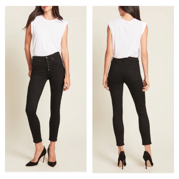 Veronica Beard Denim - Veronica Beard Debbie Skinny Jean Black Ankle-Crop Jean Women’s SZ 27/4